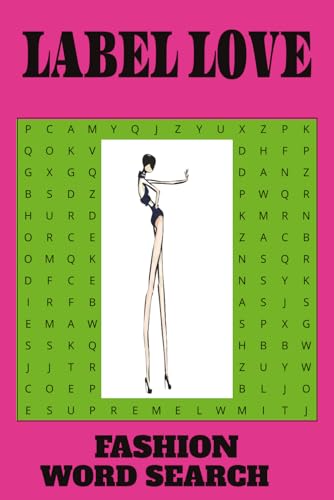 Label Love: Fashion Word Search book cover