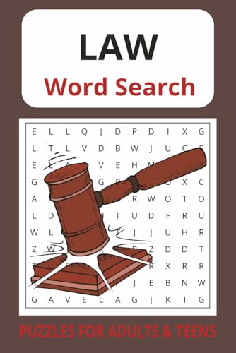 Law Word Search book cover